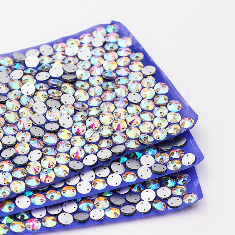 Полноразмерный Блестящий кристаллический и абразивный стеклянный камень