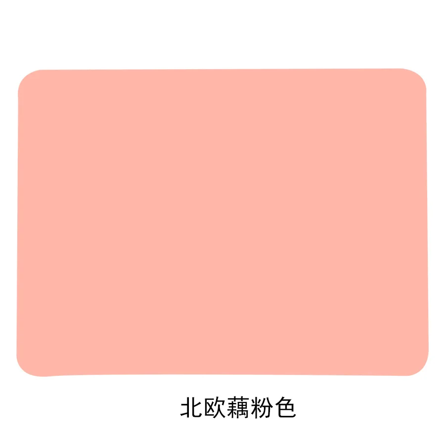 Pink Толстый Настольный Коврик Прямоугольник 30*40 см Силиконовые коврики для места термостойкие водонепроницаемые Нескользящие настольные коврики для кухни аксессуары - Цвет: Pink