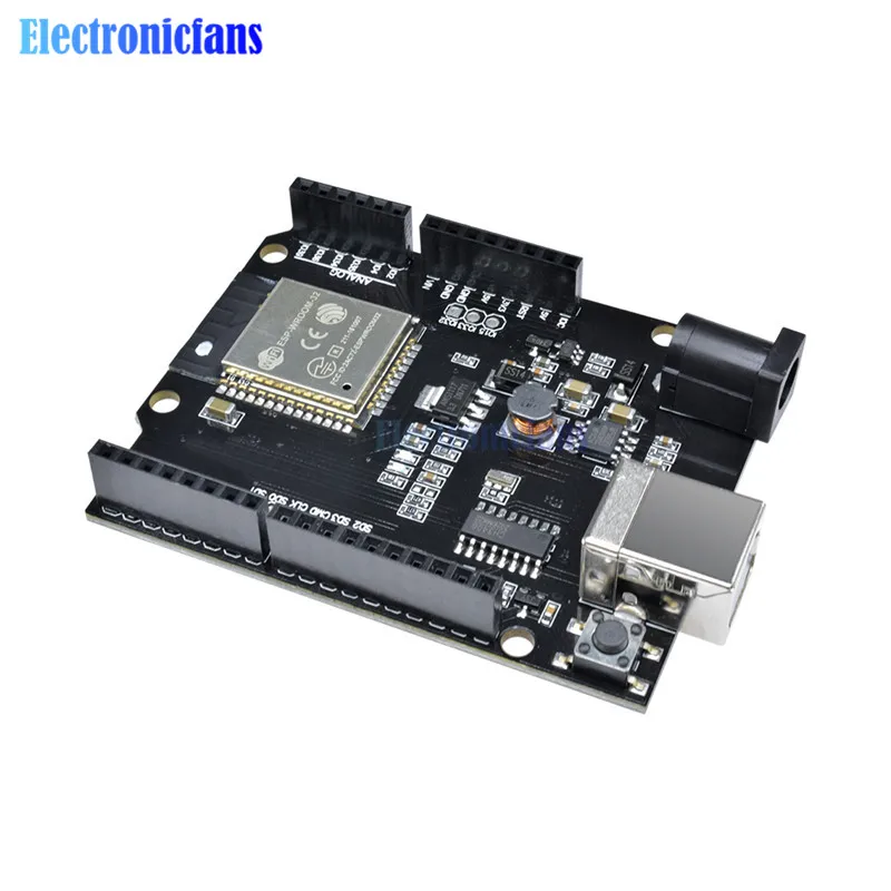 Макетная плата D1 R32 ESP32 CH340 USB Type B USB-B Wi-Fi Bluetooth для Arduino R2 MEGA2560 R3 Wemos | Электронные