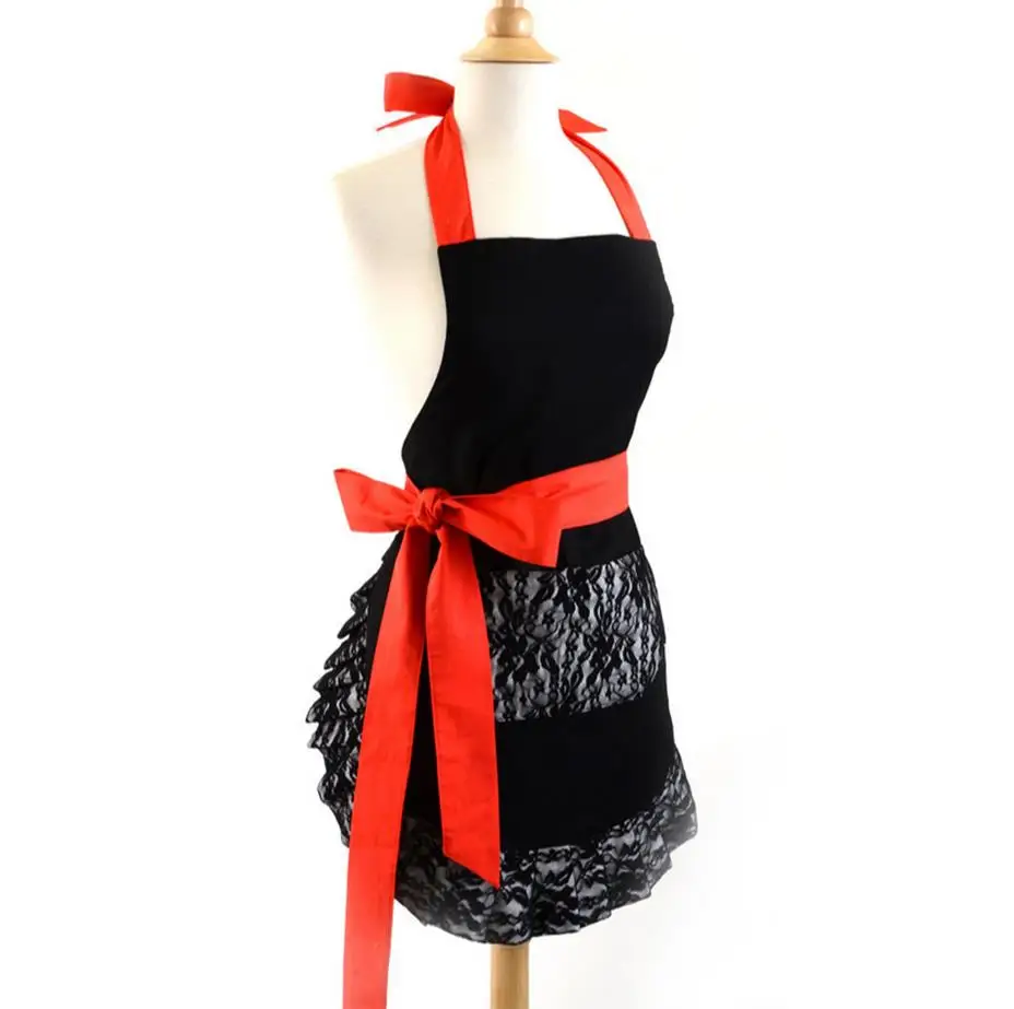 Хан издание фартук Бесплатная доставка Новая мода кружева бытовые ногтей