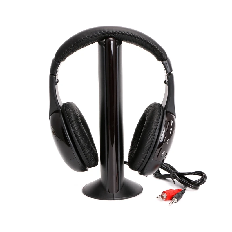 Горячая Распродажа 5 в 1 Hi-Fi Беспроводной гарнитура Портативный наушники видео