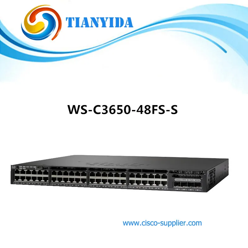 Фотокаталитический 3650 48 RJ45 порт Full PoE коммутатор 4x1 гигабитные исходящие IP