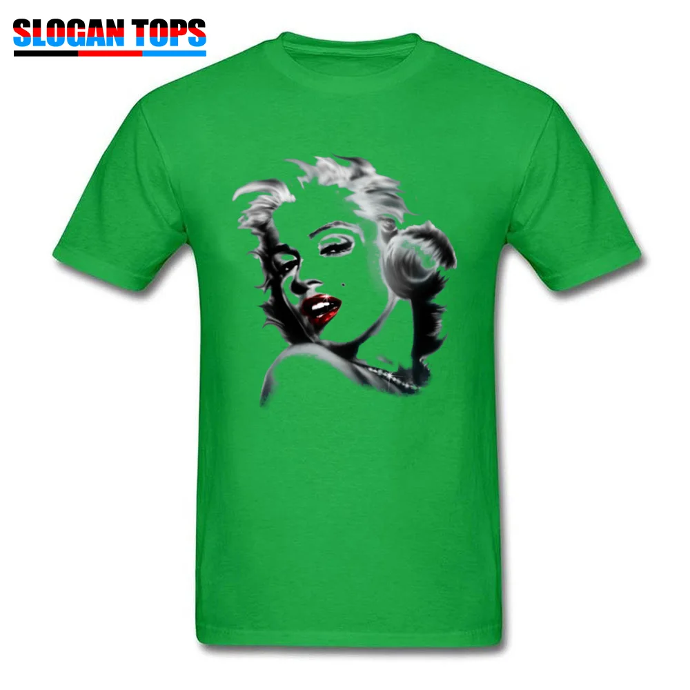 Мужские футболки Мэрилин Монро футболка европейские топы 100% хлопок мужская