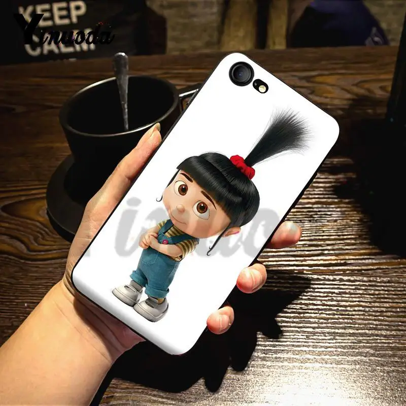 Чехол Yinuoda для iphone 7 6 X мультяшный Забавный мальчик Агнесс лучший чехол оболочка