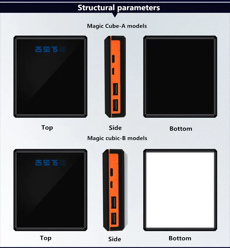 Внешний аккумулятор чехол с двойным USB с Stong светильник 4x18650 чехол для аккумулятора зарядный корпус электропитания DIY power Bank чехол для зарядного устройства