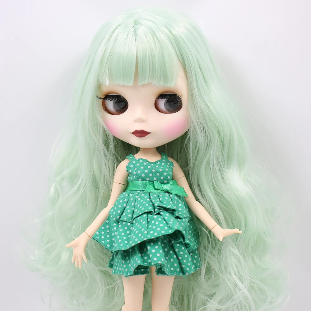 Кукла на заказ ICY DBS Blyth No. 280BL4278 с зелеными мятными волосами 1/6 bjd ob24 аниме
