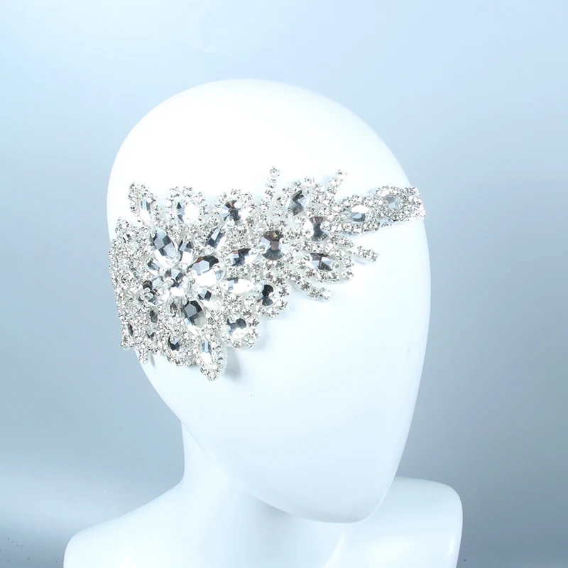 

Sparkle High Quality Crystal Bridal Headband Rhinestone For Weddings Party Accesoires Mariage Bride JWH008
