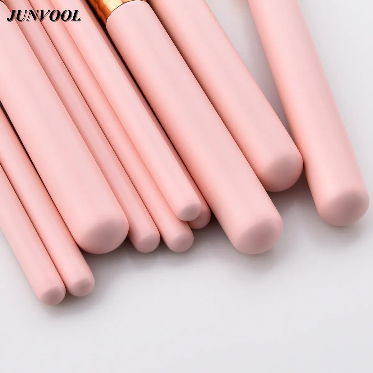 10 шт. розовые Косметические кисти для макияжа лица носа BB крем пудра жидкие тени