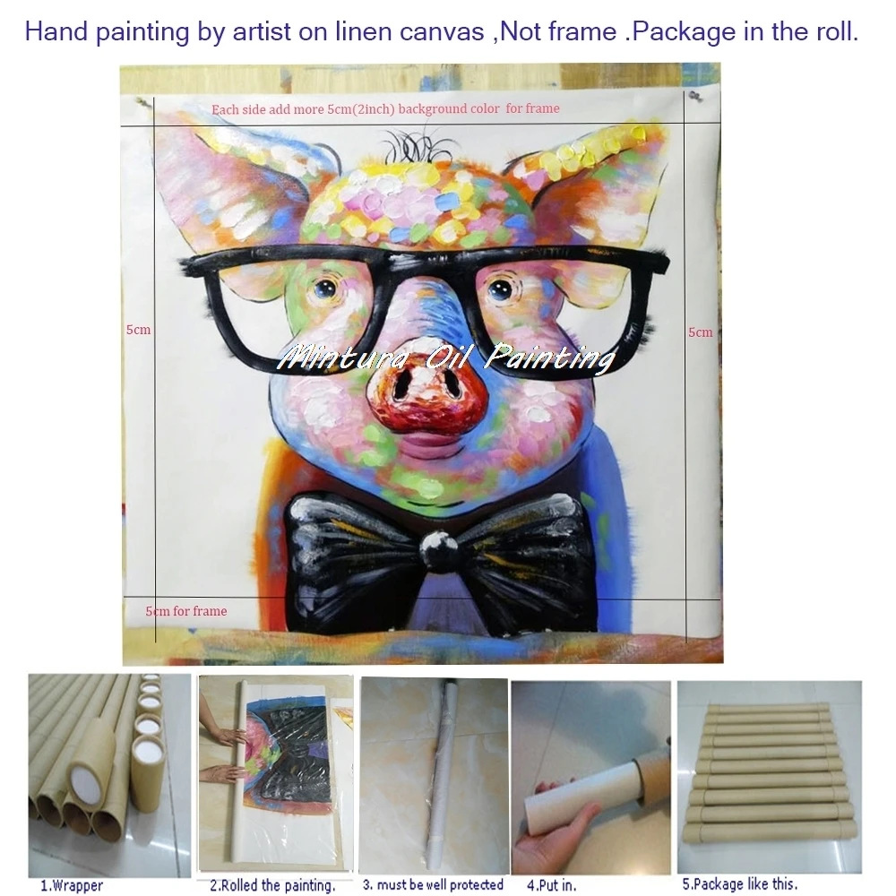 Артикс Искусство Ручная роспись Абстрактная фигурка картина маслом на холсте