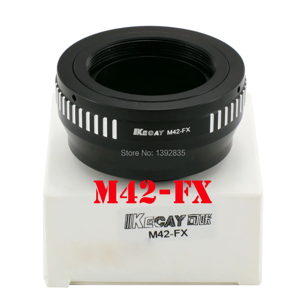 Высокоточный адаптер для объектива Kecay с винтовым креплением M42 Fujifilm FX XPro1 черный +