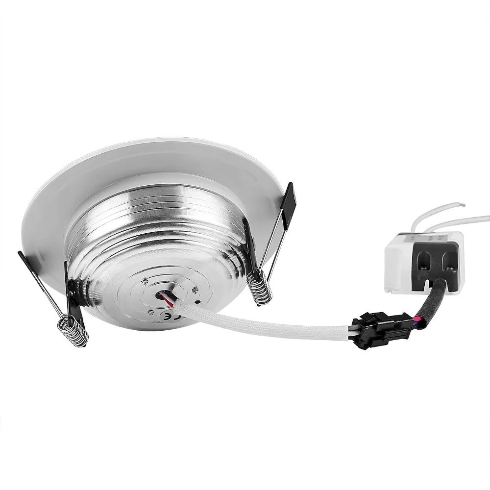 С регулируемой яркостью 3 Вт 5 7 9 цвета светодиодный Панель вниз светильник