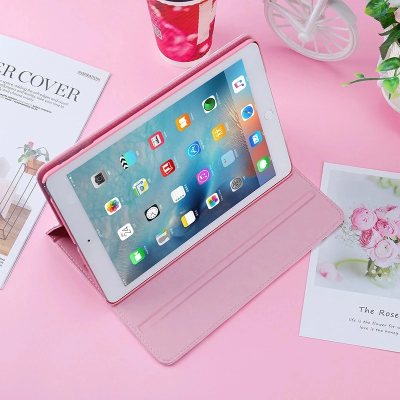 Роскошный ультра тонкий чехол-подставка hello kitty для ipad 2 3 4 air1 2, чехол с функцией автоматического сна и пробуждения, чехол для mini12345 для нового ipad 9,7
