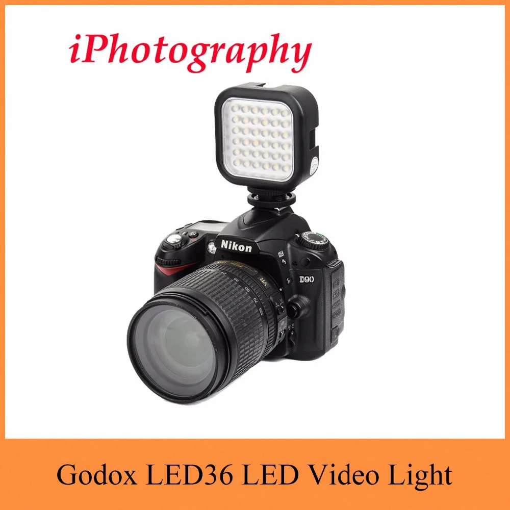 Светодиодная лампа Godox LED36 5500 ~ 6500 K 36 светодиодных ламп фотоосвещение для цифровой