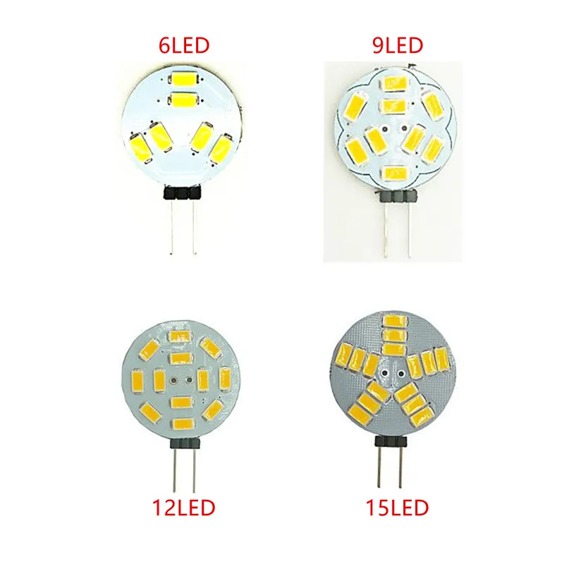 G4 светодиодный лампы DC12V 5730SMD 6/9/12 Светодиодный s авто Стайлинг свет для лодки
