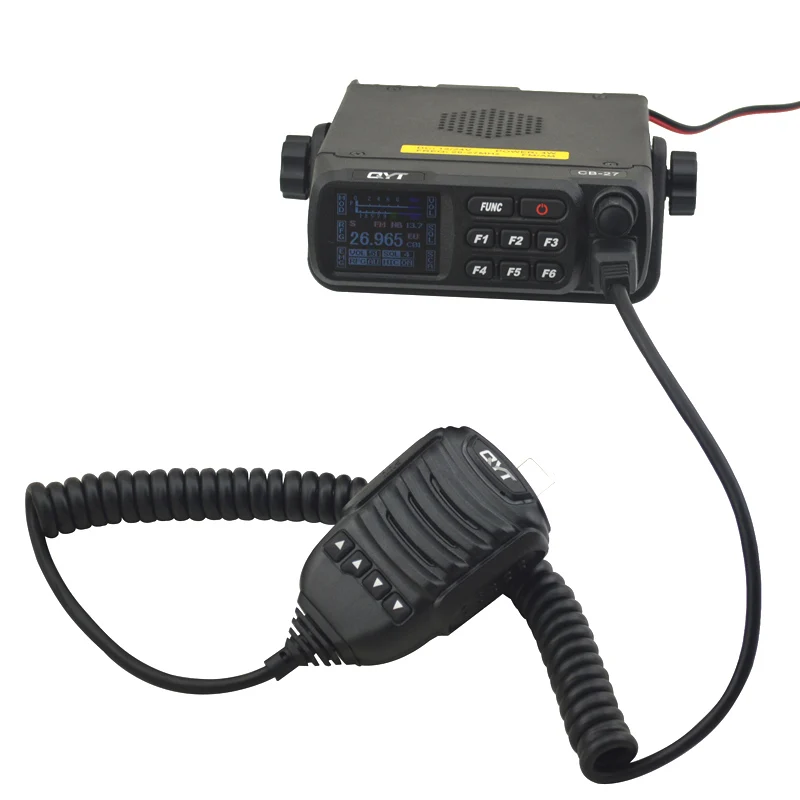 

Мобильный трансивер QYT CB-27 Φ AM/FM 12/24 4 Вт 26,965-27,405 МГц CITIZEN BAND
