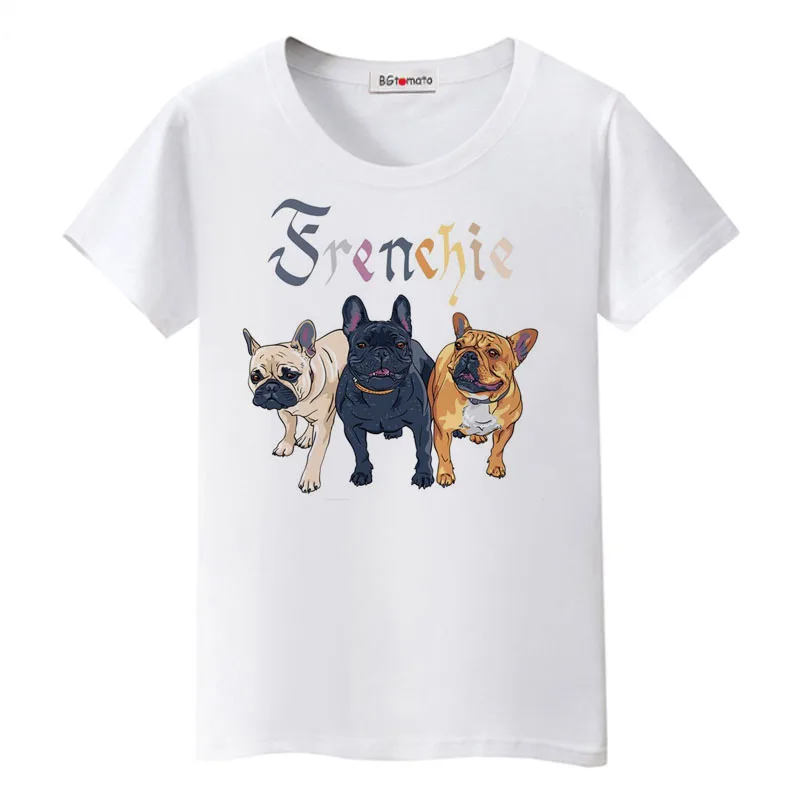 

BGtomato Three dogs cute tshirts summer casual tops original brand t shirt women