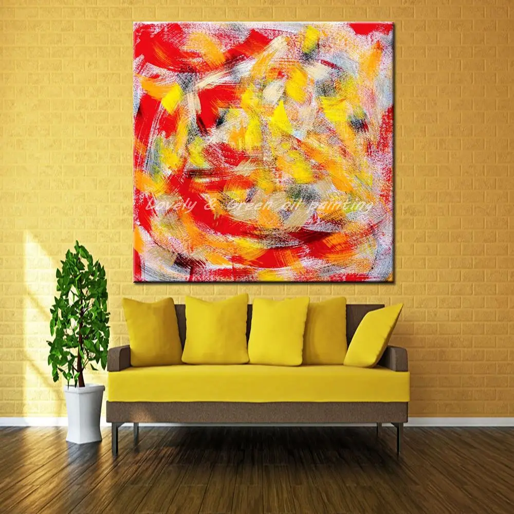 Декоративные художественные картины ручной работы Современная Абстрактная