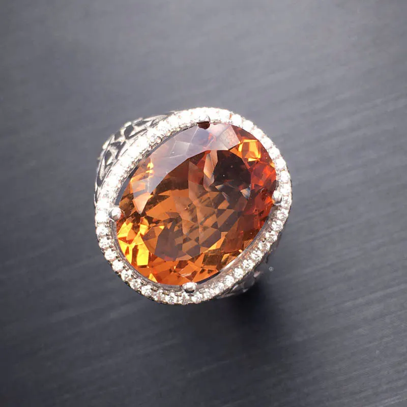 CSJ большой овальный камень 13*18 мм кольцо из зултанита Стерлинговое Серебро 925