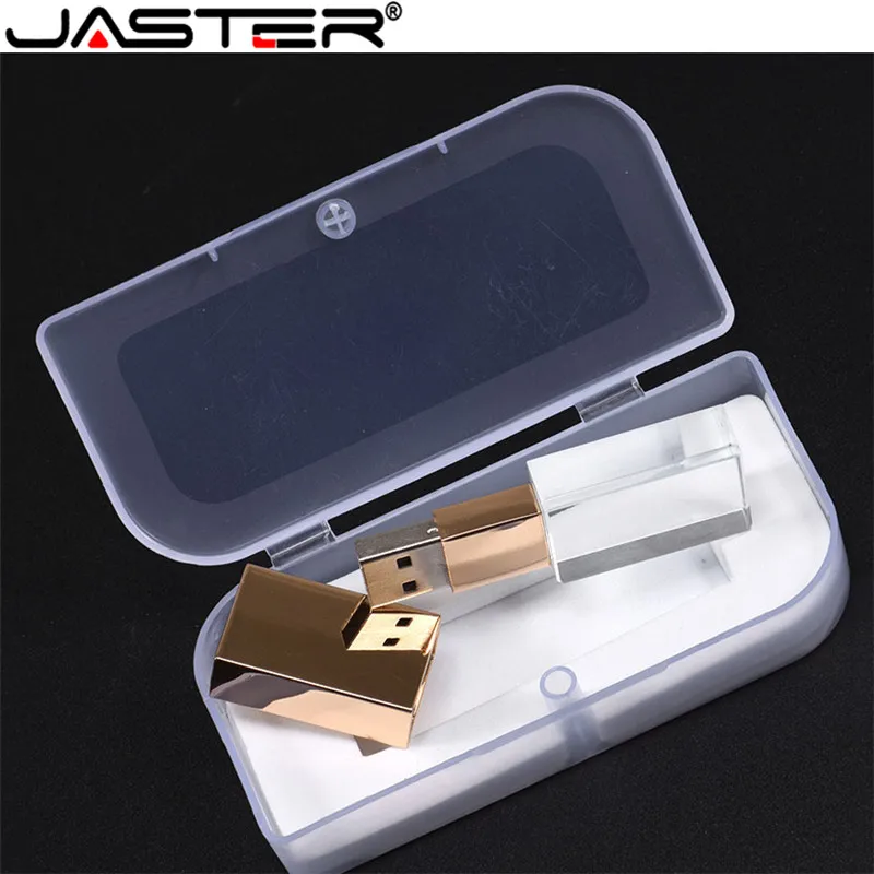 Модный Кристальный USB флеш-накопитель Пользовательский логотип cle USB 2,0 4 ГБ 8 ГБ 16 ГБ 32 ГБ 64 Гб свадебный подарок флешка(более 10 шт бесплатный логотип