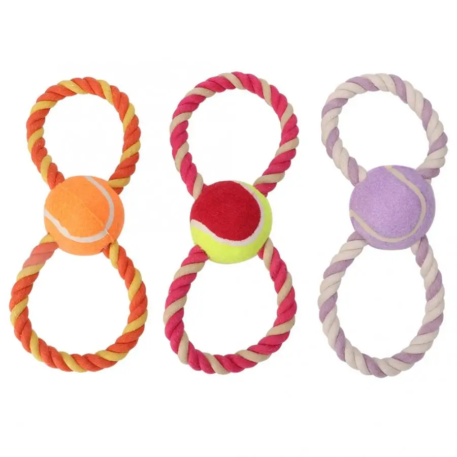 3 шт. хлопковая веревка для чистки зубов|Игрушки собак| |