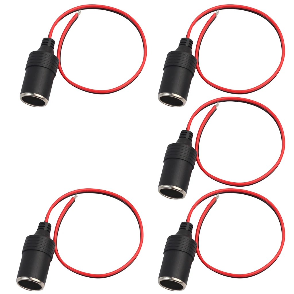 5 шт. DC 12V 24V 10A гнездо адаптера прикуривателя с кабелем 10 футов Автомобильные