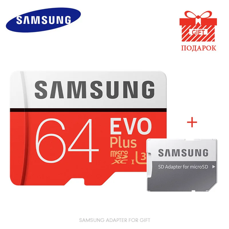 SAMSUNG карта памяти Micro SD класс 10 256 ГБ 32 64 128 ГБ|Карты памяти| |