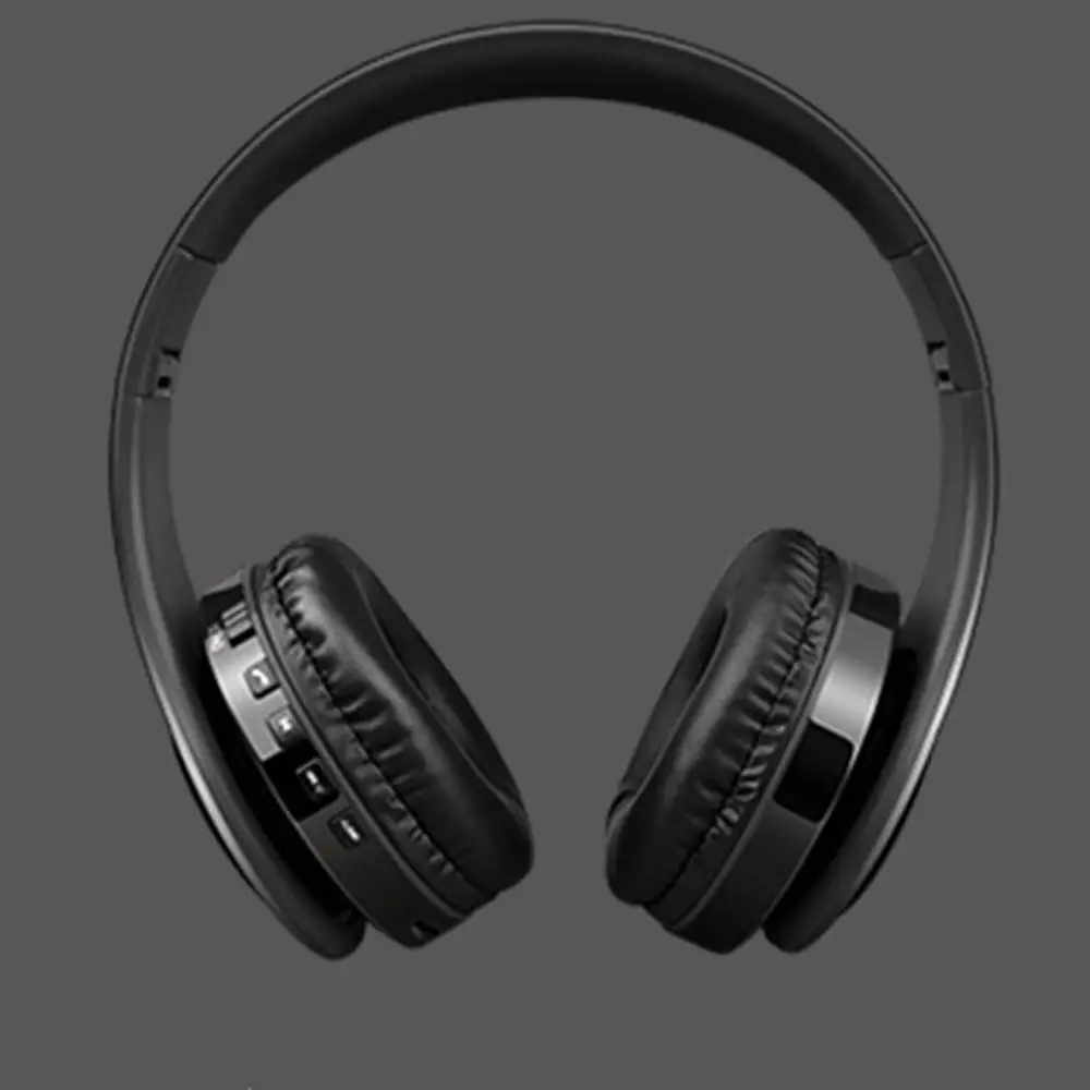 Складные наушники стерео наушники для девочек с HD MIC Портативный Беспроводной Наушники для Xiaomi MP3 Поддержка SD карты