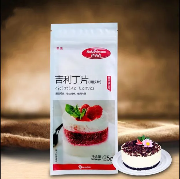 Желатиновые таблетки 25 г пищевая желатиновая Рыбная пленка Geely для выпечки