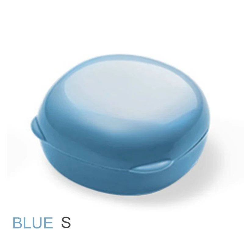 blue S 1 шт. мыльница дорожная походная держатель мыльница Премиум полипропиленовый материал портативная мыльная коробка с туалетными принадлежностями - Цвет: blue S