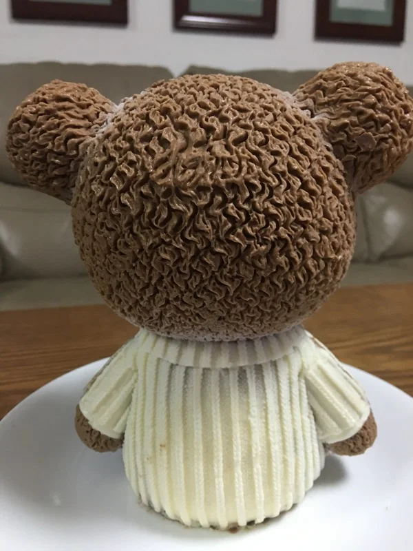 Силиконовая форма для торта 3D большой медведь Тедди с W образной формой шоколада