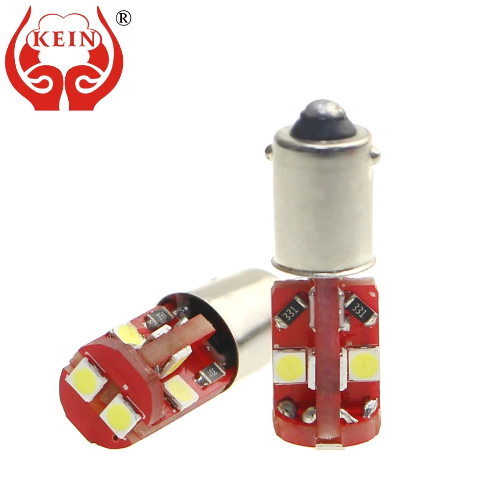 KEIN 4 шт. t4w led ba9s светодиодные лампы BAX9S BAY9S h6w h21w 3030 10smd авто номерной знак лампа для