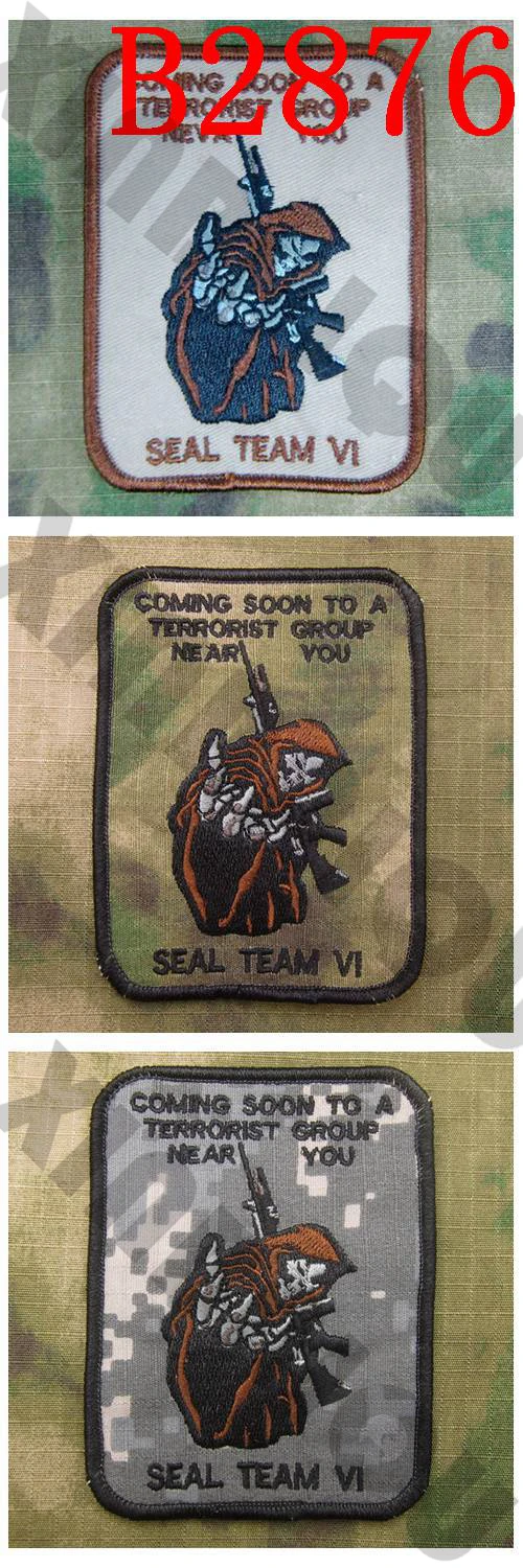 Вышивка патч Devgru NSWDG SealTeam6 скоро прибудет в теракт группа рядом с вами военный