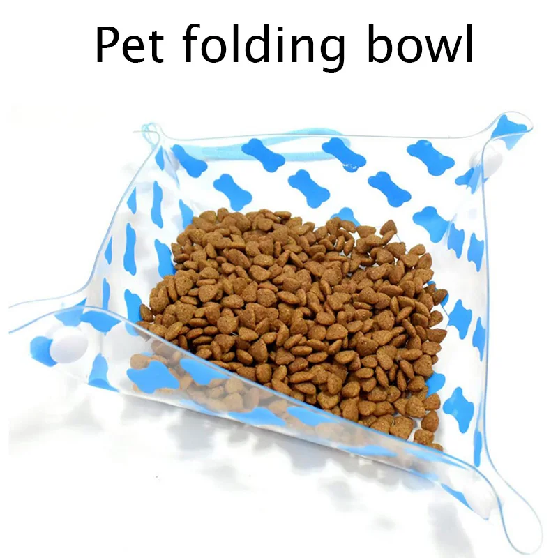 Портативный Pet Складная миска для кошек и собак ПВХ Товары воды Чихуахуа Petshop