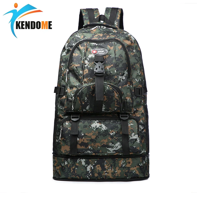 Нейлоновый военный тактический рюкзак 40 л камуфляжная спортивная сумка большой