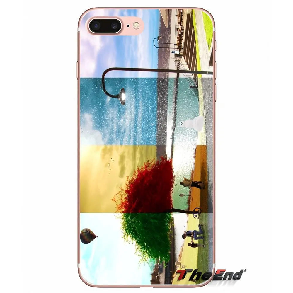 Чехол для Huawei G7 G8 Ascend P7 P8 P9 Lite Honor 4C 5X 5C 6X Mate 7 8 9 Y3 Y5 Y6 II Pro Four Seasons Tree inventive painting |