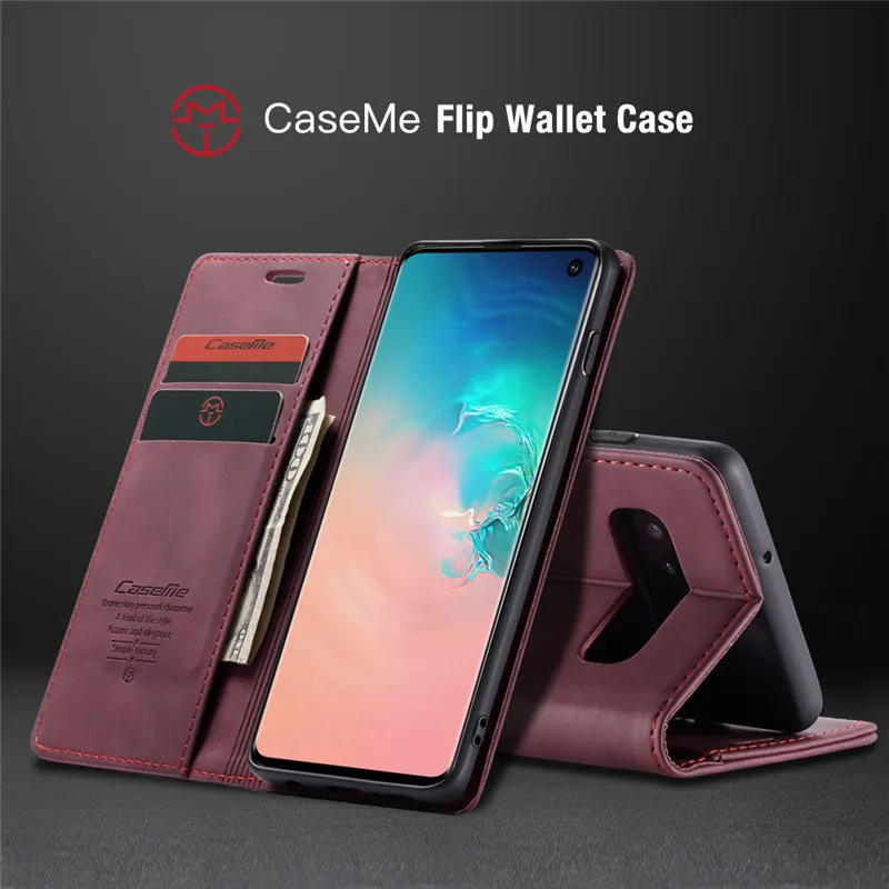 Ретро Флип кожаный чехол для samsung Galaxy S10 S10e S9 S8 Plus S7 Edge/A20/A30/A40/A50/A70 Чехол-бумажник для iPhone 11 Pro XS Max