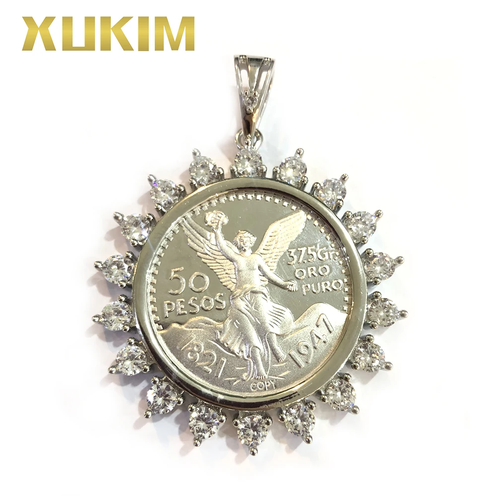 KCP01 Xukim ювелирные изделия 50 песо монета кулон на заказ|Подвески| |