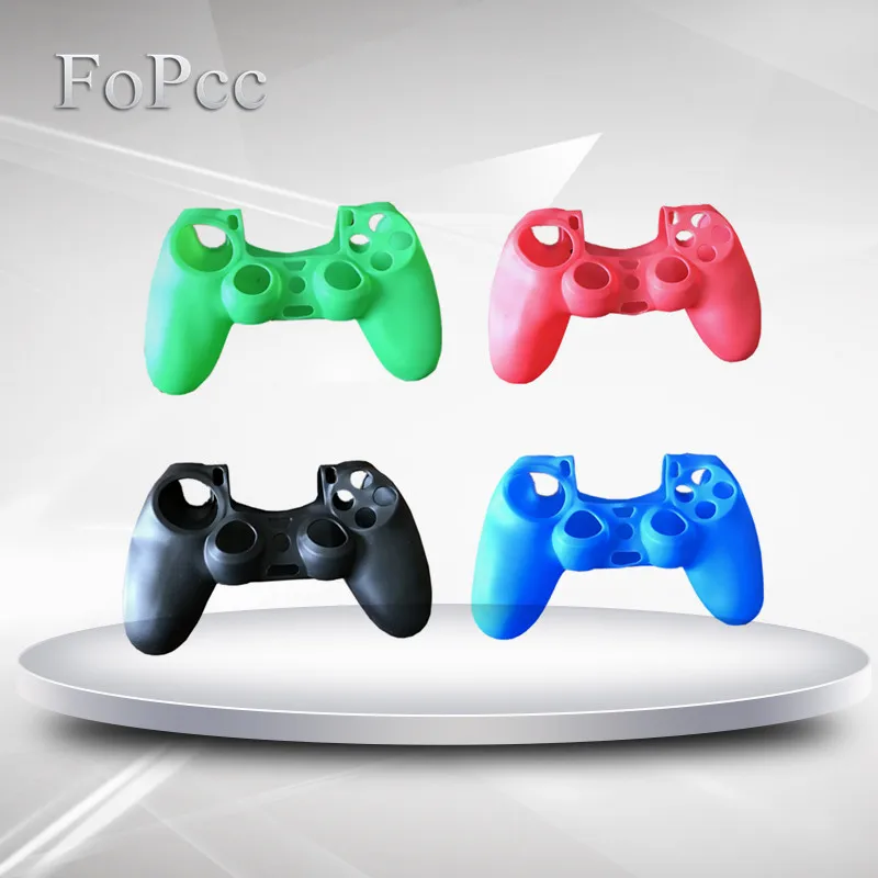 Силиконовый чехол для геймпада защитный контроллера PS4 с джойстиком из гелевой