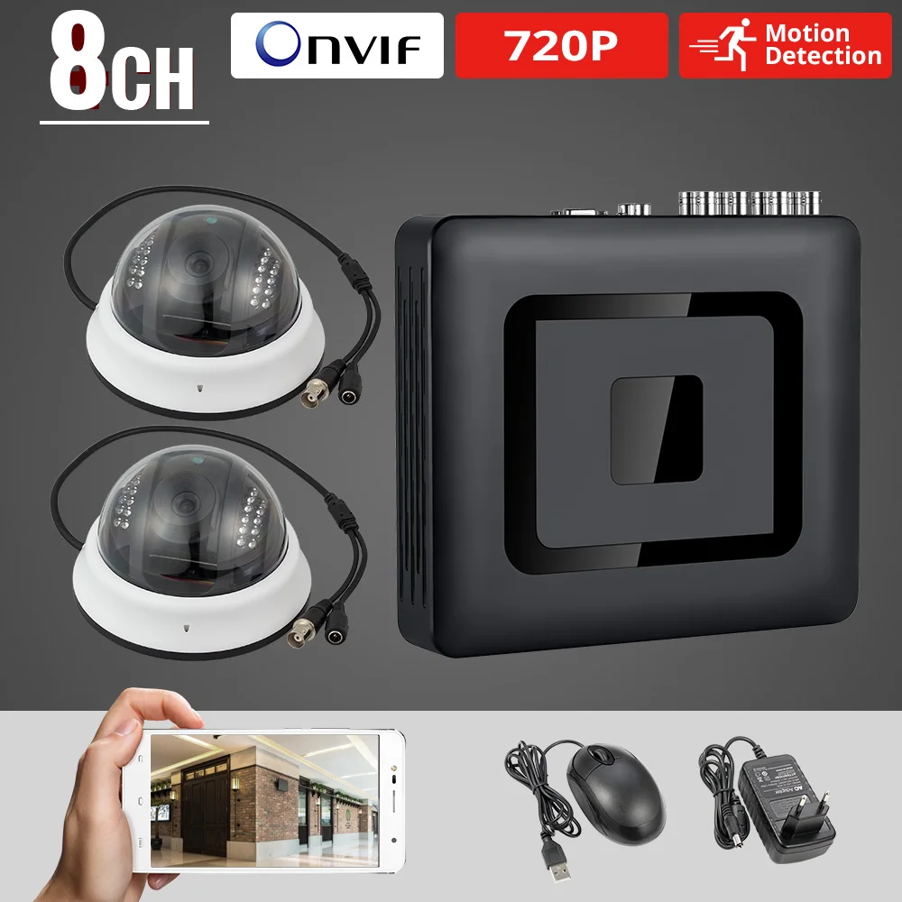 Видеорегистратор DVR камера видеонаблюдения системы безопасности 2 шт. 2000 ТВЛ 1,0 Мп ИК-фильтр Открытый водонепроницаемый AHD CCTV Beveiligings камера комплект