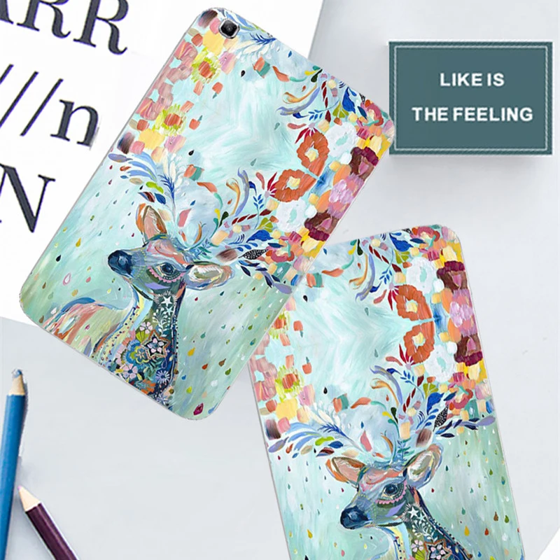 Чехол для планшета с рисунком для samsung Galaxy Tab E 9,6 S3 8,0 9,7 Note 10,1 Edition SM T560 T561 Tab S2 T810 TPU силиконовый чехол