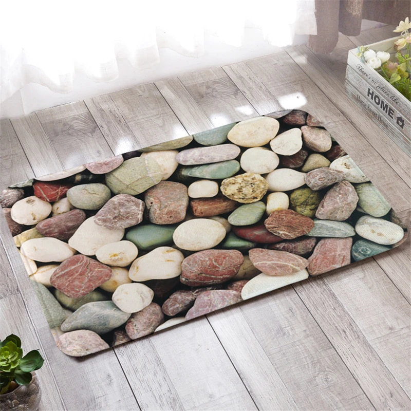 3D Cobble Stone ковер коврики для двери коврик кухни гостиной напольный