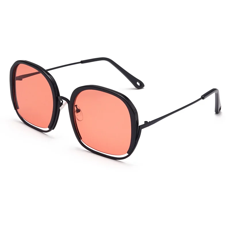 Классические квадратные металлические солнцезащитные очки для мужчин и женщин