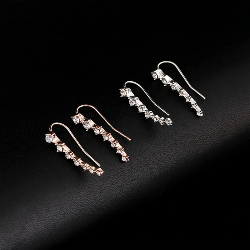 Женские длинные серьги SEVENSTONE корейские ювелирные изделия из сплава рейки