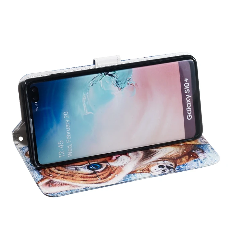 Чехол-книжка с откидной крышкой для samsung Galaxy Note 10 Pro, кожаный чехол-кошелек для телефона, чехол для samsung S8, S9, S10 Plus, S7 Edge, S10e, чехол, Etui