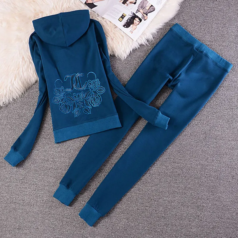 Костюм спортивный женский из 2 предметов приталенный хлопковый топ на молнии с