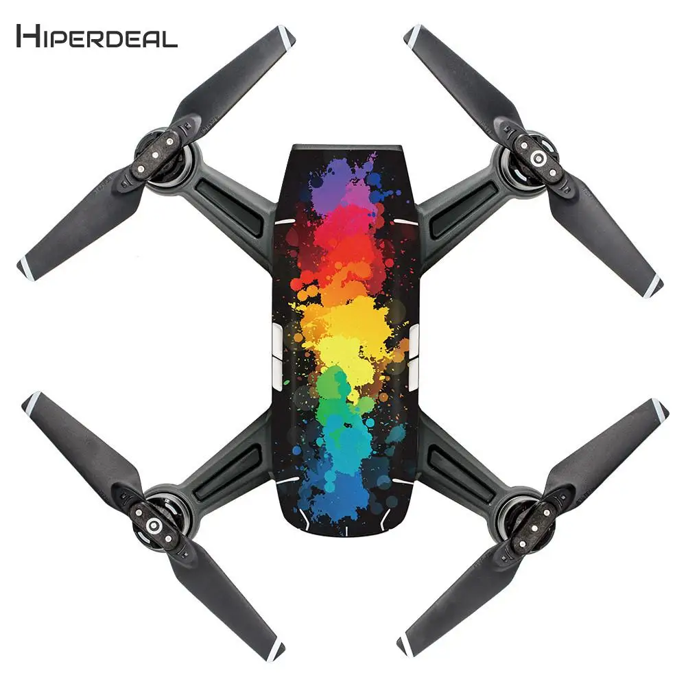 Наклейки на Дрон камеры для DJI Spark Mini Drone из углеродного волокна водонепроницаемая