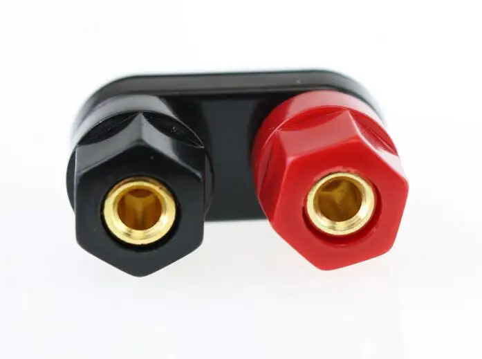 Высококачественный красно черный Соединительный штекер типа банан пара клемм
