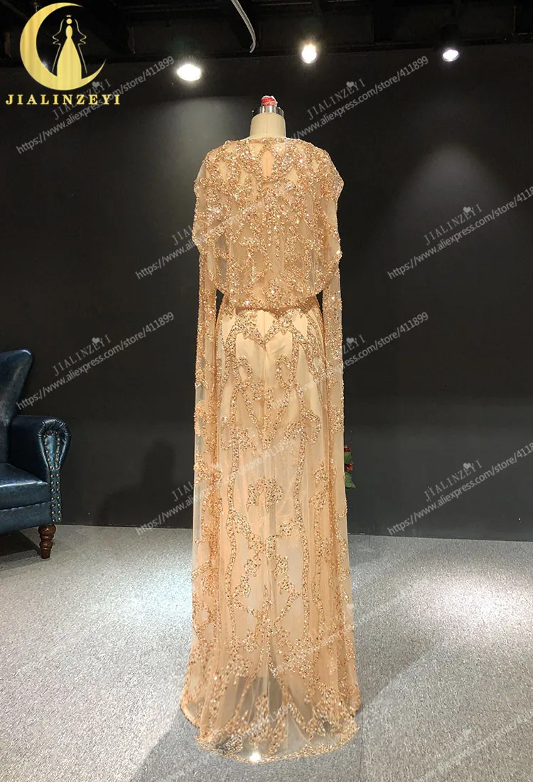 JIALINZEYI настоящий образ L Роскошные вечерние платья vestido de festa вечерние платья