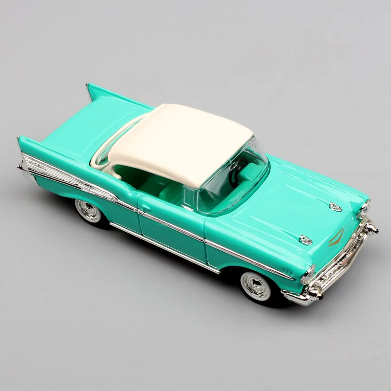 1/43 маленькие бренды Yat Ming 1957 Chevrolet Bel, воздушная литьевая модель, копия автомобиля, мини-дисплей, подарок для взрослых