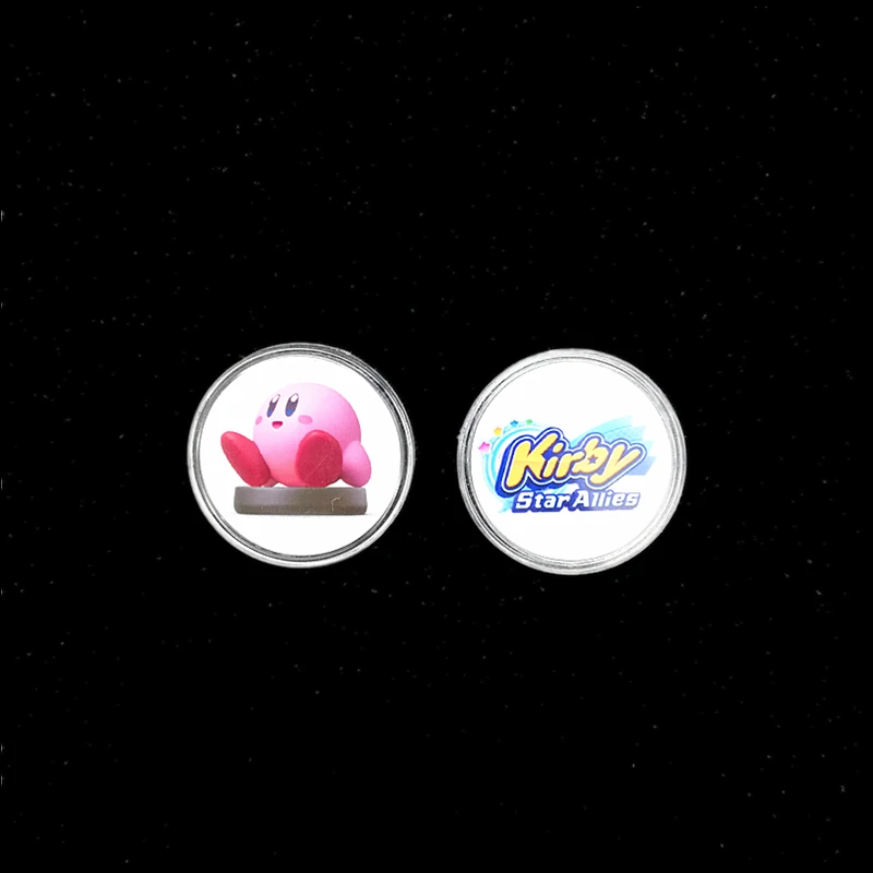 5 шт./партия, Коллекционная монета для карт Kirby NFC Amiibo, игровая карта Star Allies Ntag215, бирка с наклейками, новые данные, включая Qbby Box Boy